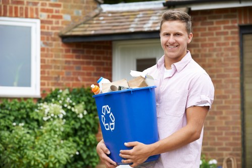 Advanced waste sorting technology at a Camden facility